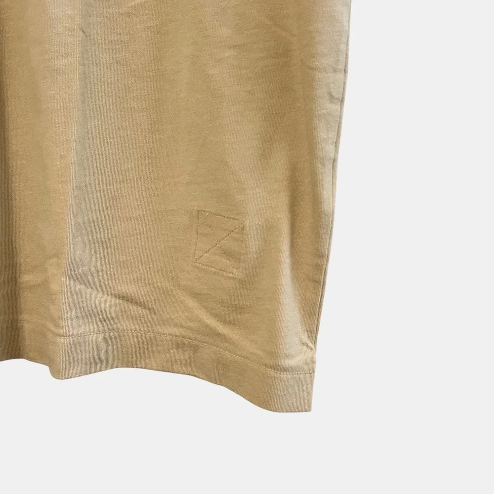 Banana Republic Men Heavyweight Cotton XXL Crewneck Shirt Tan Relaxed Fit NWT